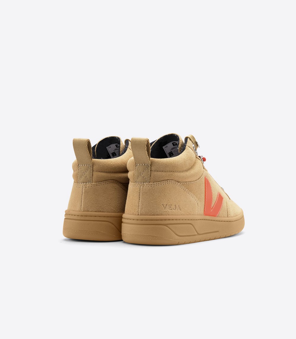 Tenis Veja Hombre - Roraima Suede - Marrom/Naranjas - 201IBRNDG